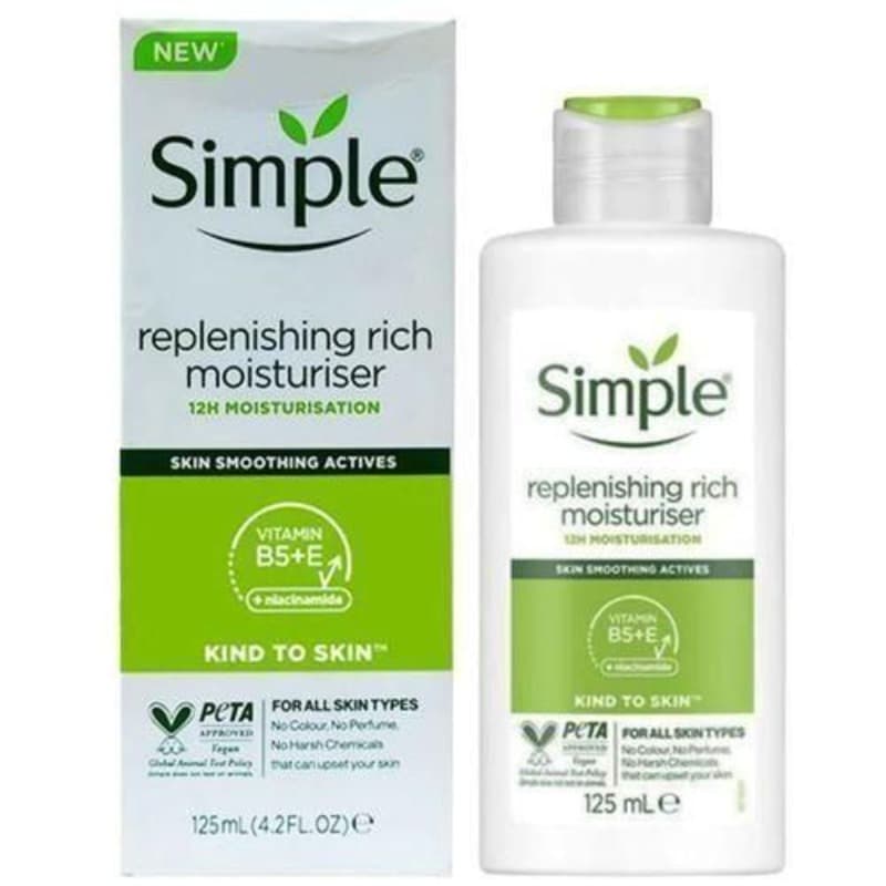 Simple Kind To Skin Replenishing Rich Moisturizer 125ml