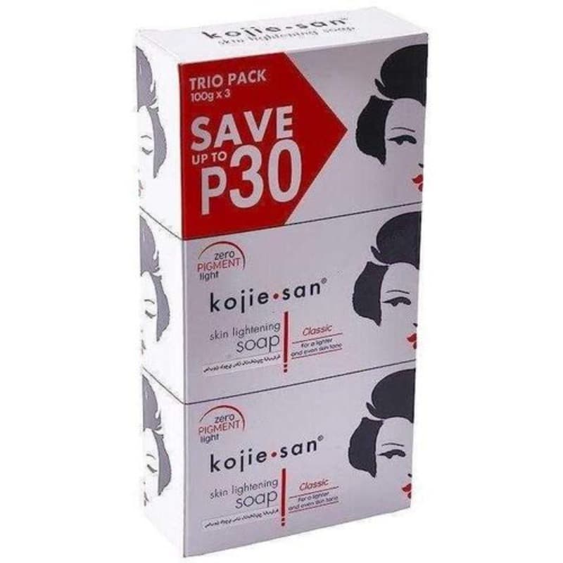 Kojie San Kojic Acid Skin Lightening Soap 3 In1