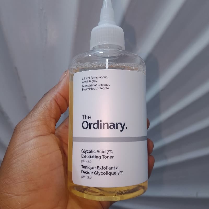 The Ordinary Glycolic Acid 7% Exfoliating Toner, Brightening And Smoothing Daily Toner For More Even-Looking Skin Tone